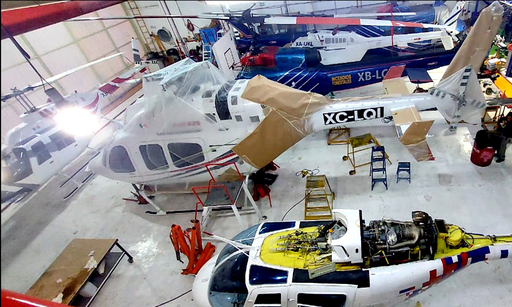 Servicos aéreos en México