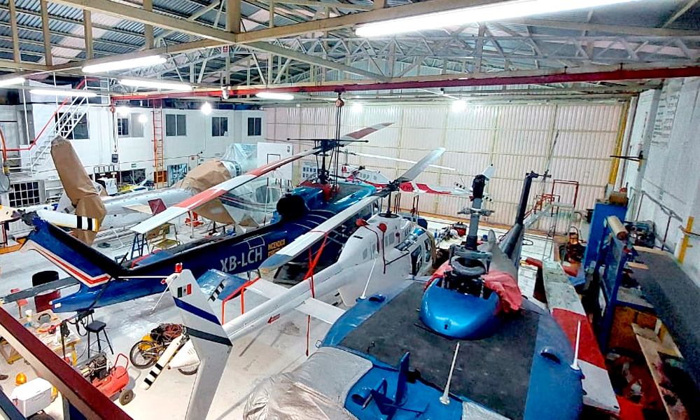 Servicos aéreos en México